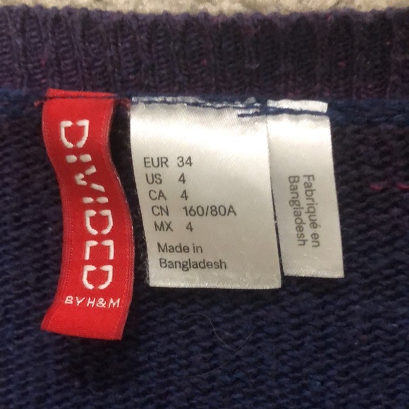 H&M colourful sweater, size 4 - Picture 2 of 6
